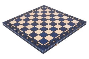 Šachmatai Ambassador, mėlyni kaina ir informacija | Stalo žaidimai, galvosūkiai | pigu.lt