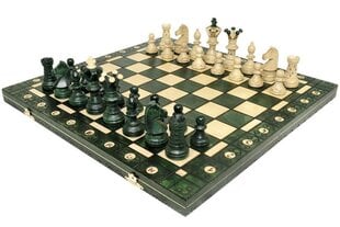 Шахматы Амбассадор, зеленые цена и информация | Настольные игры, головоломки | pigu.lt