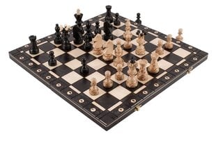 Šachmatai Ambassador, juodi kaina ir informacija | Stalo žaidimai, galvosūkiai | pigu.lt