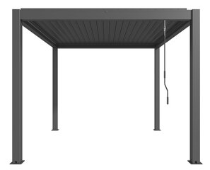 Baldakimas Sky Pergola 3x3m, pilkas kaina ir informacija | Pavėsinės | pigu.lt