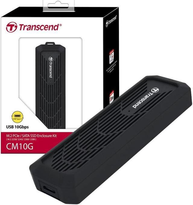 Transcend TS-CM10G цена и информация | Išorinių kietųjų diskų dėklai | pigu.lt