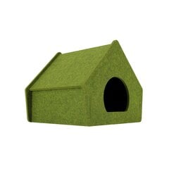 Katės namelis Cathauzz Cozy Loft, žalias kaina ir informacija | Guoliai, pagalvėlės | pigu.lt