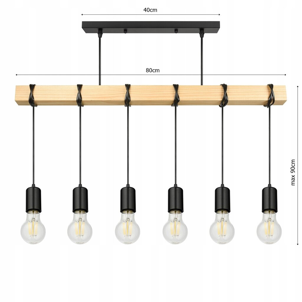 Led-lux pakabinamas šviestuvas kaina ir informacija | Pakabinami šviestuvai | pigu.lt