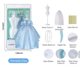 Kūrybinis rinkinys MiDeer Princesės persirengimo kambarys, mėlynas kaina ir informacija | Žaislai mergaitėms | pigu.lt