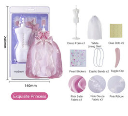 Kūrybinis rinkinys MiDeer Princesės persirengimo kambarys, rožinis kaina ir informacija | Žaislai mergaitėms | pigu.lt
