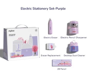 Elektrinis raštinės reikmenų rinkinys Candy Purple kaina ir informacija | Kanceliarinės prekės | pigu.lt