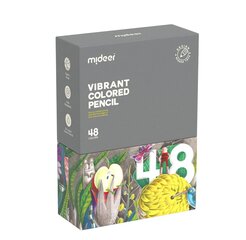 MiDeer цветные карандаши на масляной основе MiDeer, 48 шт цена и информация | Принадлежности для рисования, лепки | pigu.lt