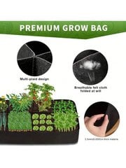 Sulankstomas augalų auginimo maišas kaina ir informacija | Vazonėliai daiginimui ir persodinimui | pigu.lt