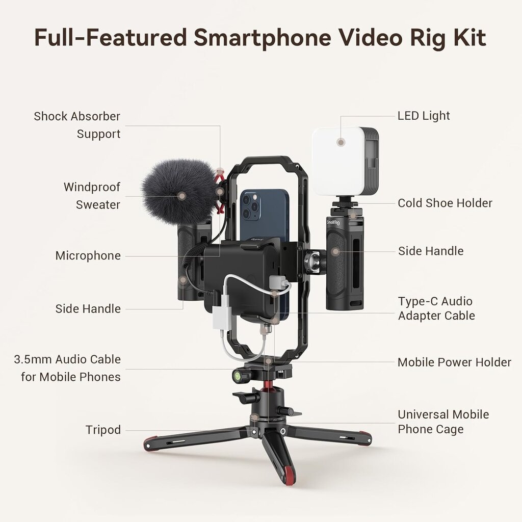 SmallRig All in One kaina ir informacija | Priedai vaizdo kameroms | pigu.lt