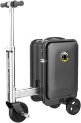 Vidutinis lagaminas su motoru Electric scooter, pilkas kaina ir informacija | Lagaminai, kelioniniai krepšiai | pigu.lt
