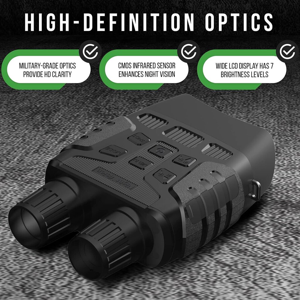 Night Vision Binoculars kaina ir informacija | Žiūronai | pigu.lt