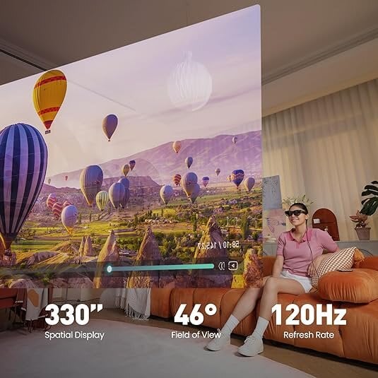 Išplėstinės realybės akiniai Air 2 Pro цена и информация | Virtualios realybės akiniai | pigu.lt