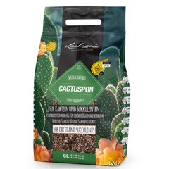 Augalinis substratas Cactuspon, 6 l цена и информация | Грунт, земля, торф, компост | pigu.lt