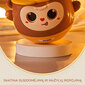 Muzikinis šviečiantis žaislas Beždžionėlė, rudas цена и информация | Žaislai kūdikiams | pigu.lt