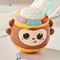 Muzikinis šviečiantis žaislas Beždžionėlė, rudas цена и информация | Žaislai kūdikiams | pigu.lt