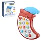Muzikinis šviečiantis telefonas, raudonas kaina ir informacija | Žaislai kūdikiams | pigu.lt