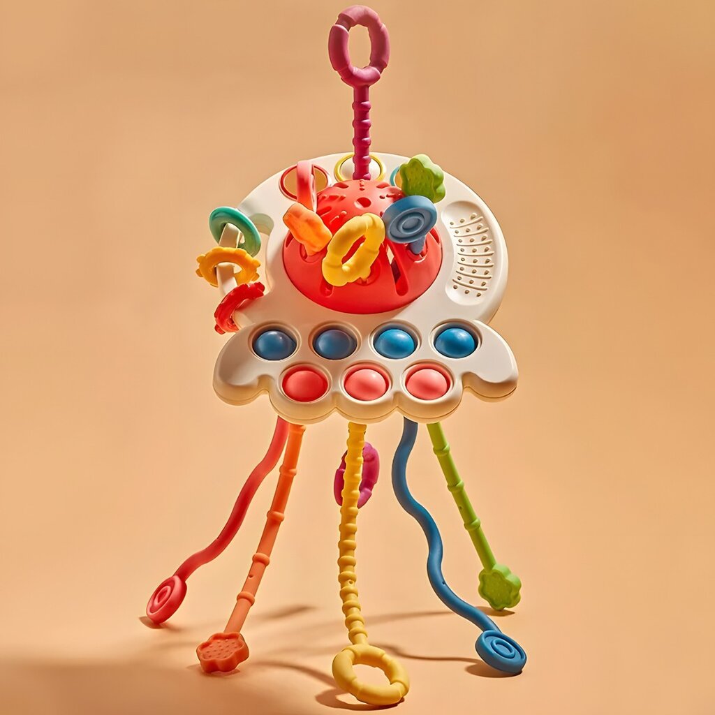 Montessori žaislas – kramtukas, raudonas kaina ir informacija | Žaislai kūdikiams | pigu.lt