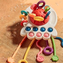 Montessori žaislas – kramtukas, raudonas kaina ir informacija | Žaislai kūdikiams | pigu.lt