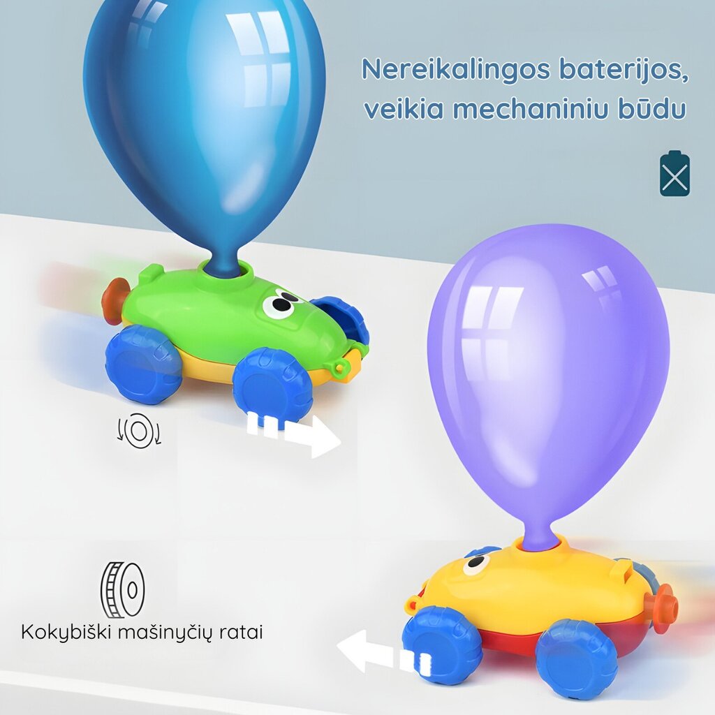 Oro balionų paleidimo žaislas, žalias цена и информация | Lavinamieji žaislai | pigu.lt