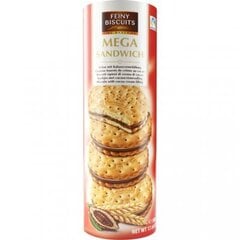 Sausainiai su kakavos įdaru Feiny Biscuits Mega, 500 g kaina ir informacija | Saldumynai | pigu.lt