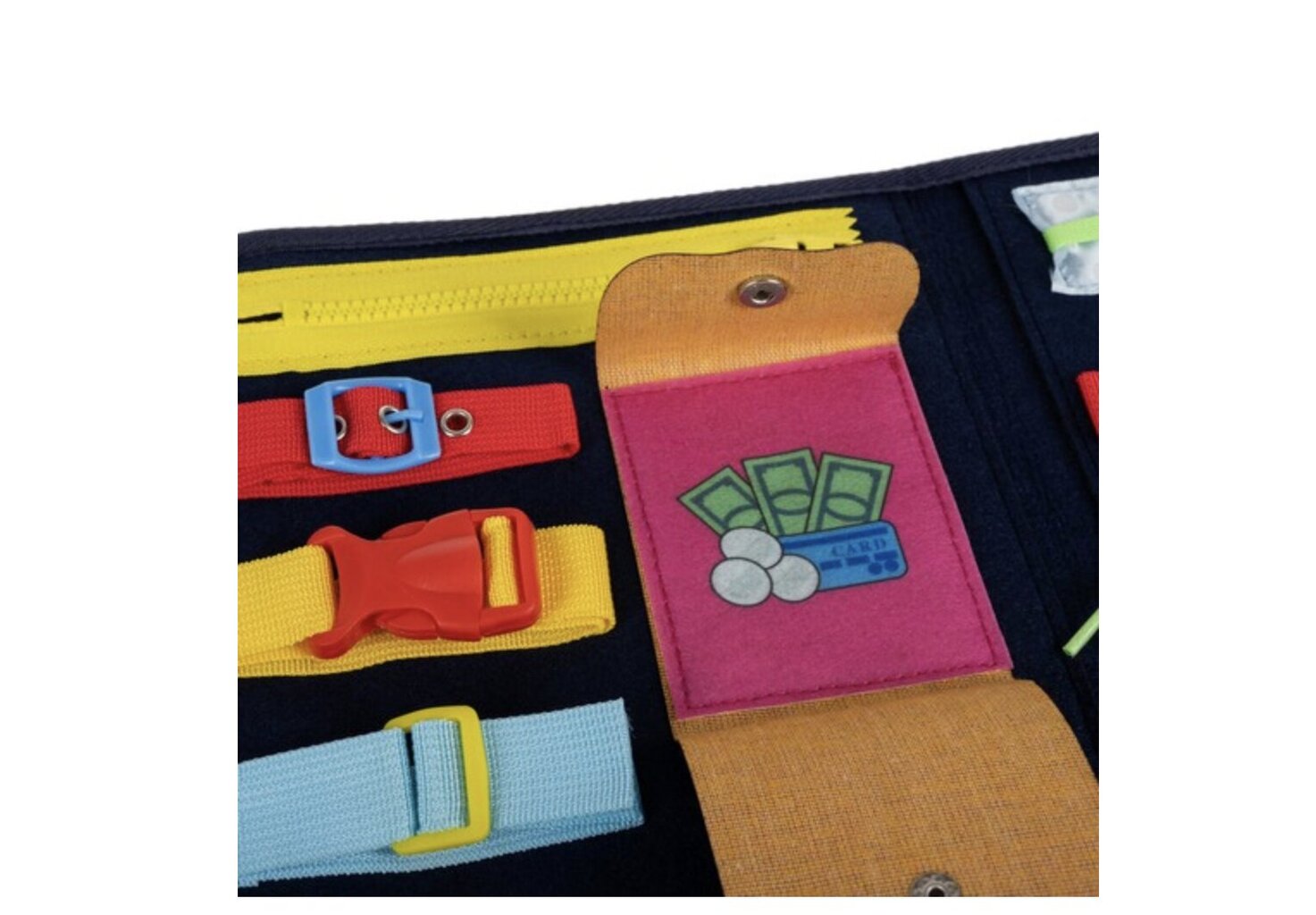 Edukacinė Montessori XXL jutiminė lenta Kruzzel kaina ir informacija | Lavinamieji žaislai | pigu.lt