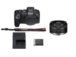 Canon EOS R8 + RF 50mm F1.8 STM (Black) kaina ir informacija | Skaitmeniniai fotoaparatai | pigu.lt