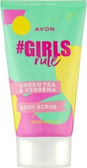 Скраб для тела с ароматом зеленого чая и вербены, Avon Girls Rule, 150 мл цена и информация | Скрабы для тела | pigu.lt