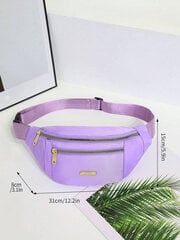 Moteriškas nešiojamas sportinis liemens krepšys violetinis kaina ir informacija | Moteriškos rankinės | pigu.lt
