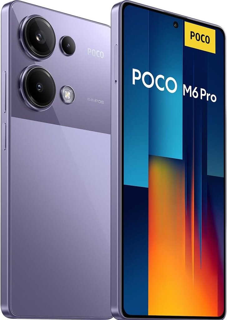 Xiaomi Poco M6 Pro 8/256GB Purple цена и информация | Mobilieji telefonai | pigu.lt