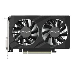 PNY GeForce GTX 1650 Verto Dual Fan (VCG16514D6DFXPB1) kaina ir informacija | Vaizdo plokštės (GPU) | pigu.lt