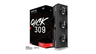 XFX Speedster Qick 309 AMD Radeon RX 7600 XT (RX-76TQICKBP) цена и информация | Видеокарты (GPU) | pigu.lt