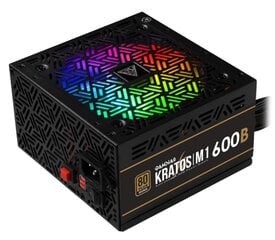 Gamdias Kratos M1-600B kaina ir informacija | Maitinimo šaltiniai (PSU) | pigu.lt