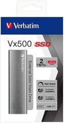 Verbatim Store n Go Vx500 kaina ir informacija | Išoriniai kietieji diskai (SSD, HDD) | pigu.lt