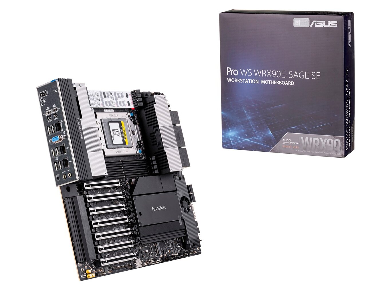 Asus Pro WS WRX90E-SAGE SE kaina ir informacija | Pagrindinės plokštės | pigu.lt