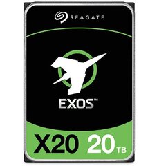 Seagate Exos X20 ST20000NM003D kaina ir informacija | Vidiniai kietieji diskai (HDD, SSD, Hybrid) | pigu.lt