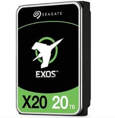 Seagate Exos X20 ST20000NM003D kaina ir informacija | Vidiniai kietieji diskai (HDD, SSD, Hybrid) | pigu.lt