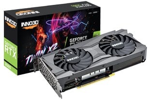 Inno3D GeForce RTX 3060 Twin X2 (N30602-08D6-11902130) цена и информация | Видеокарты (GPU) | pigu.lt