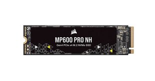 Corsair MP600 Pro NH (CSSD-F0500GBMP600PNH) kaina ir informacija | Vidiniai kietieji diskai (HDD, SSD, Hybrid) | pigu.lt