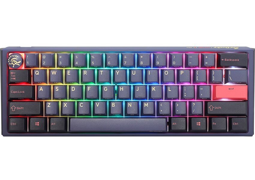 Ducky One 3 Cosmic Blue Mini RGB LED MX-Speed-Silver (DKON2161ST-PDEPDCOVVVC2) kaina ir informacija | Klaviatūros | pigu.lt