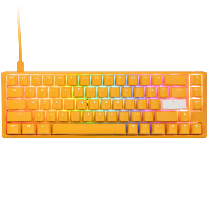 Ducky One 3 Yellow SF RGB LED MX-Blue (DKON2167ST-CUSPDYDYYYC1) kaina ir informacija | Klaviatūros | pigu.lt