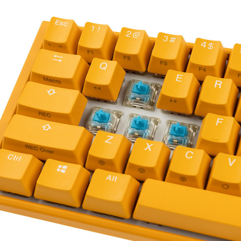 Ducky One 3 Yellow SF RGB LED MX-Blue (DKON2167ST-CUSPDYDYYYC1) kaina ir informacija | Klaviatūros | pigu.lt