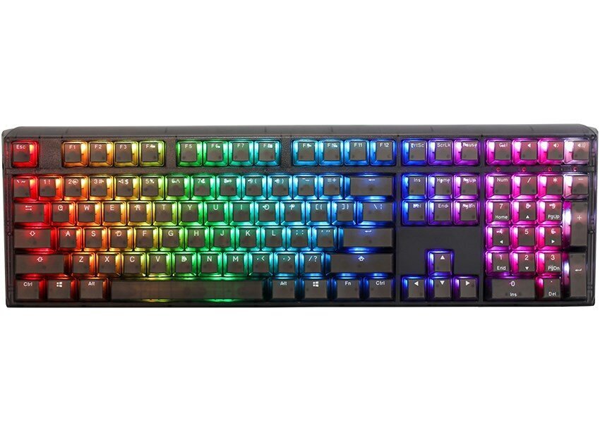 Ducky One 3 Aura Black RGB LED MX-Silent-Red (DKON2108ST-SUSPDABAAAC1) kaina ir informacija | Klaviatūros | pigu.lt