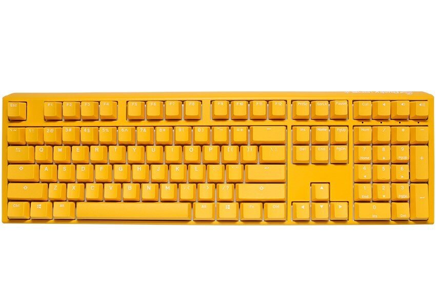 Ducky One 3 Yellow RGB LED MX-Black (DKON2108ST-AUSPDYDYYYC1) kaina ir informacija | Klaviatūros | pigu.lt