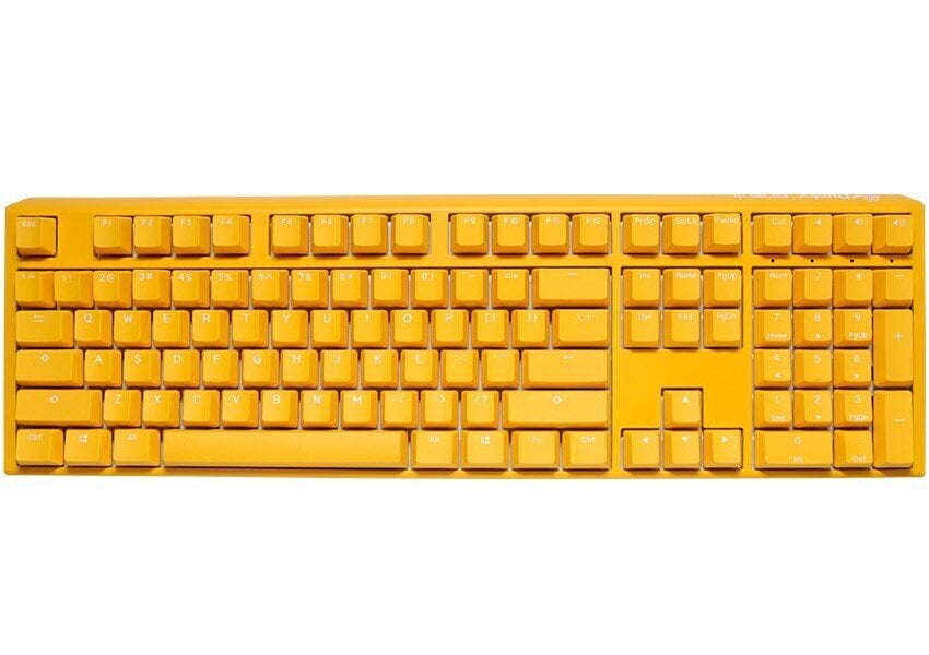 Ducky One 3 Yellow RGB LED MX-Black (DKON2108ST-AUSPDYDYYYC1) kaina ir informacija | Klaviatūros | pigu.lt