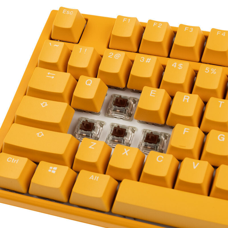 Ducky One 3 Yellow TKL RGB LED MX-Brown (DKON2187ST-BUSPDYDYYYC1) цена и информация | Klaviatūros | pigu.lt