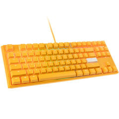 Ducky One 3 Yellow TKL RGB LED MX-Brown (DKON2187ST-BUSPDYDYYYC1) kaina ir informacija | Klaviatūros | pigu.lt