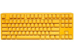 Ducky One 3 Yellow TKL RGB LED MX-Silent-Red (DKON2187ST-SUSPDYDYYYC1) kaina ir informacija | Klaviatūros | pigu.lt