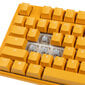 Ducky One 3 Yellow TKL RGB LED MX-Clear (DKON2187ST-WUSPDYDYYYC1) цена и информация | Klaviatūros | pigu.lt