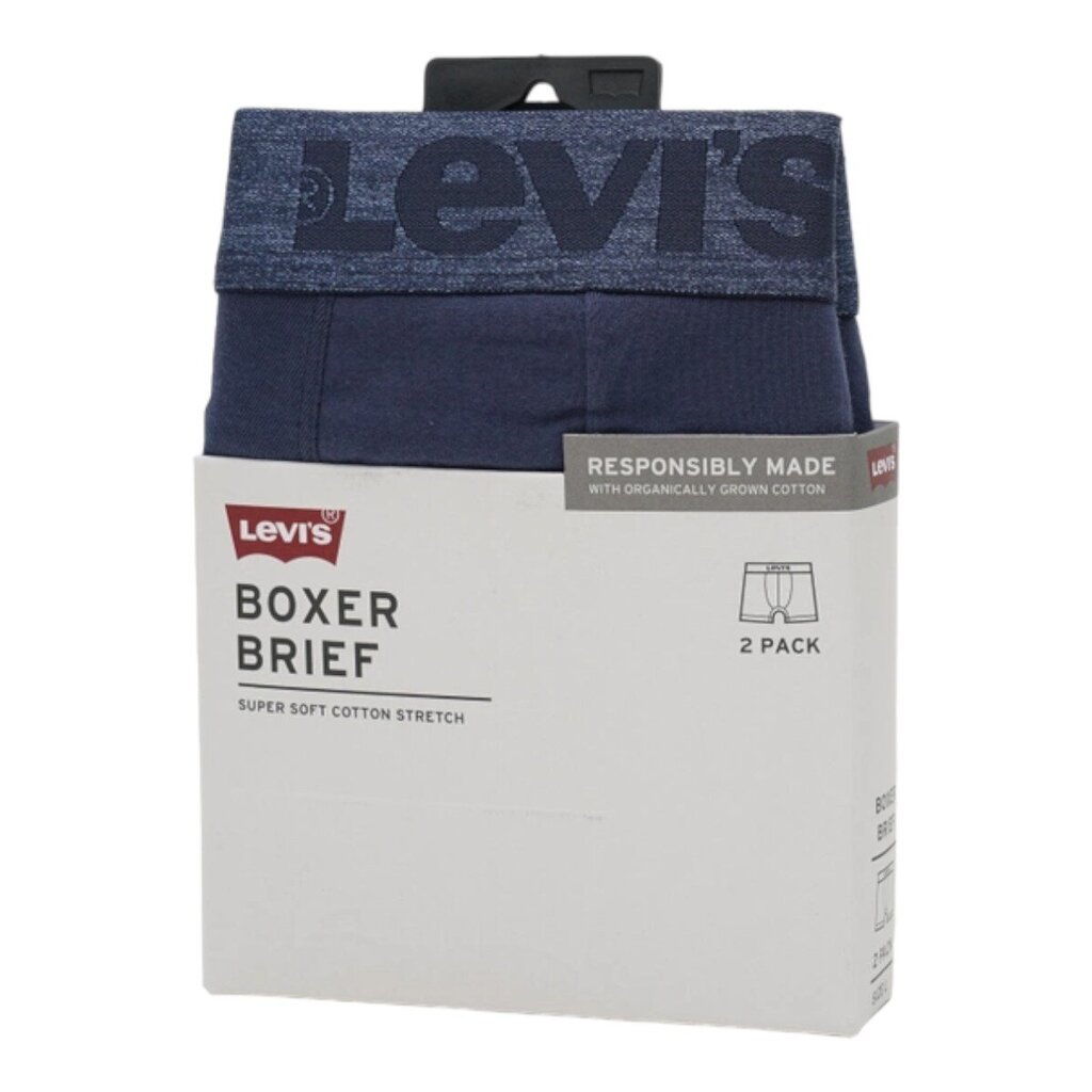 Levis trumpikės vyrams 85362, mėlynos, 2 vnt цена и информация | Trumpikės | pigu.lt