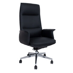 Biuro kėdė Home4You Kathie, juoda цена и информация | Офисные кресла | pigu.lt
